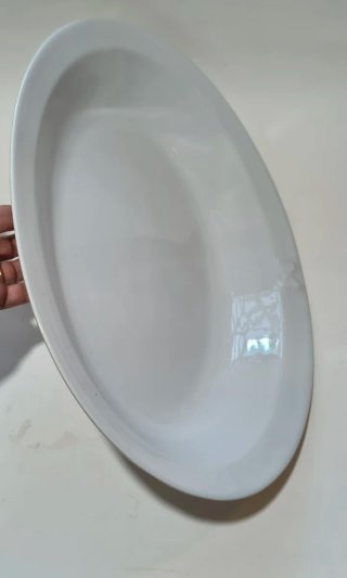 Ciotola ovale in ceramica vintage