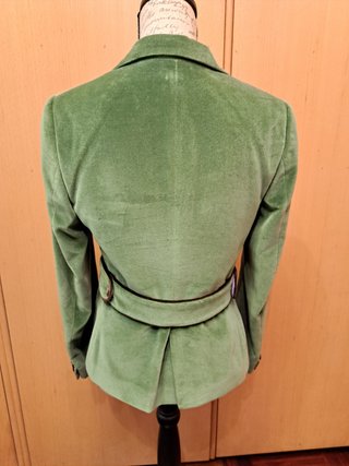 Chaqueta Terciopelo Verde Talla 40