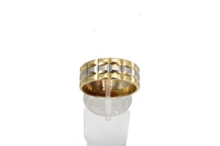 049-01-00399 Anillo Oro Bicolor 14K