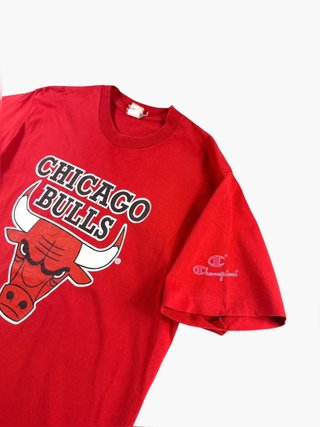 Vintage graphic T-Shirt Champion Chicago Bulls