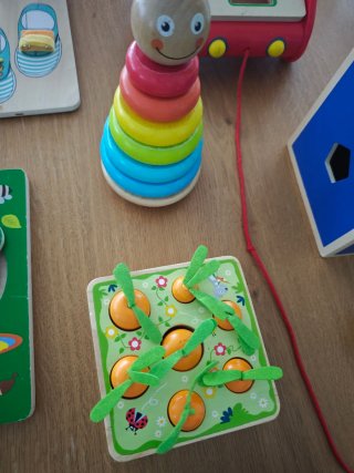 Lote Juguetes Madera Bebé Montessori