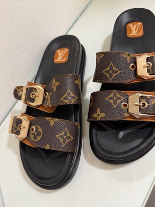 Sandalias calidad premium Marrón y Negro
