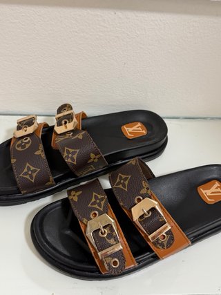 Sandalias calidad premium Marrón y Negro