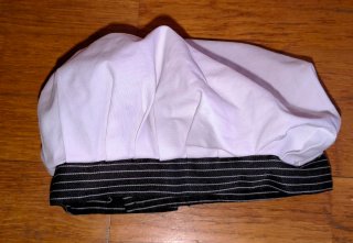 Gorro de cocinero negro