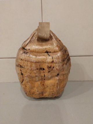 Antigua máscara Tiki. Arte popular.