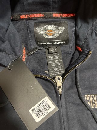 Sudadera Harley Davidson Negra Talla L