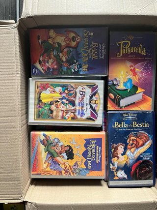 Lote Cintas VHS Disney Clásicos