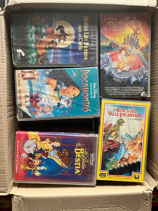 Lote Cintas VHS Disney Clásicos