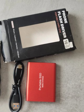 Disco Duro Externo Portátil 16TB SSD