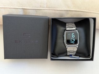 Reloj Skyline Digital Plata