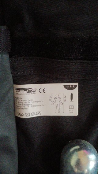 Chaleco Airbag Moto Helite Turtle II