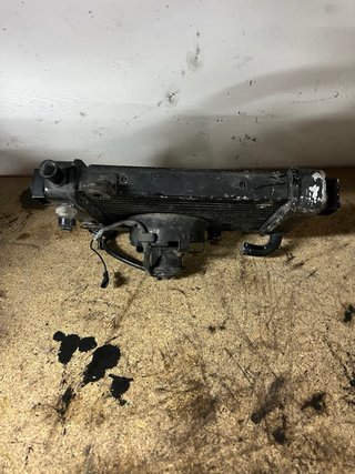 Radiador y ventilador moto
