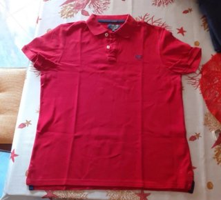 Maglietta Chaps Uomo Rossa Taglia M