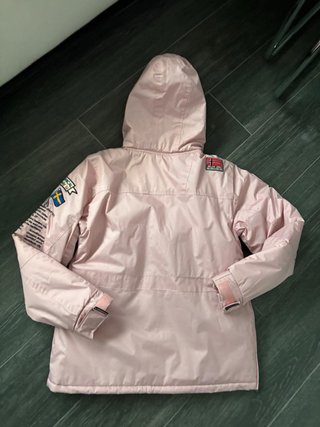 Chaqueta Geographical Norway Rosa con Capucha