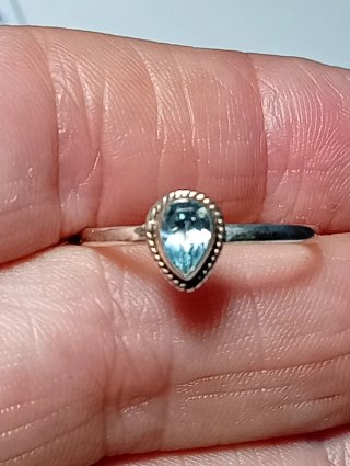 Anillo Plata Ley topacio