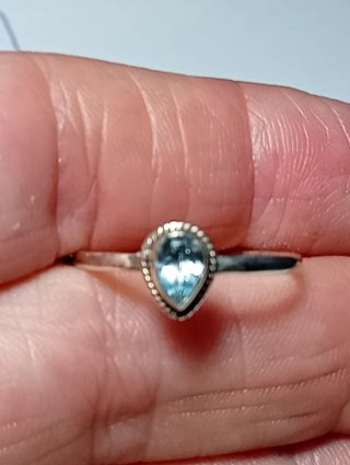 Anillo Plata Ley topacio
