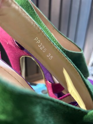 Zapatos de tacón altos multicolor talla 35