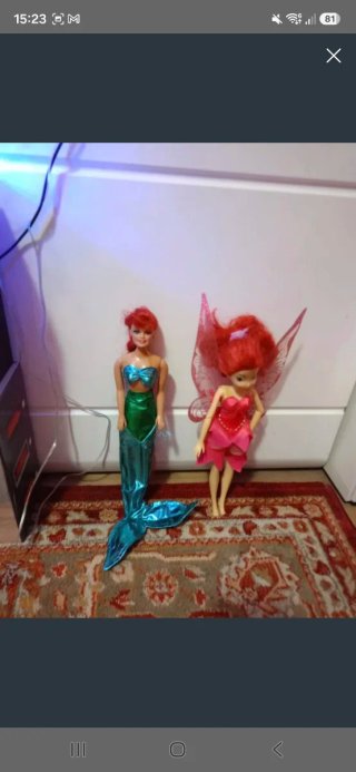 Muñecas Ariel y Hada