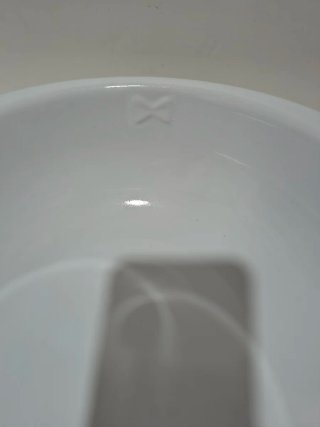 Elegante ciotola in ceramica bianca
