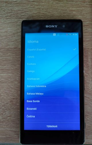 Sony Xperia Z1 C6903 Negro + Caja y Accesorios