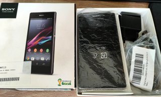 Sony Xperia Z1 C6903 Negro + Caja y Accesorios