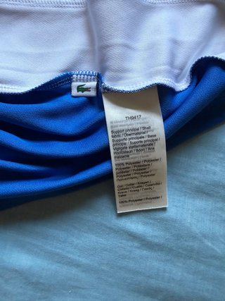 Camiseta Lacoste Sport Talla M Azul/Rojo