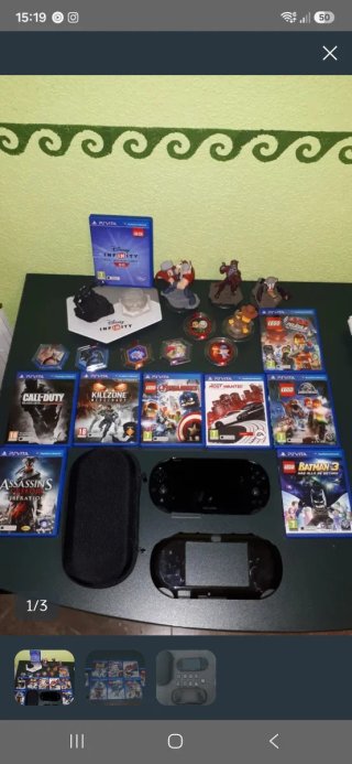 PS Vita + 8 Juegos + Accesorios