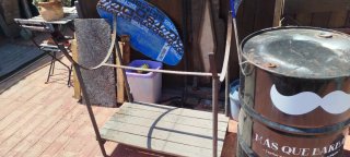 Da vendere urgente. Struttura e fusto per barbecue in vendita