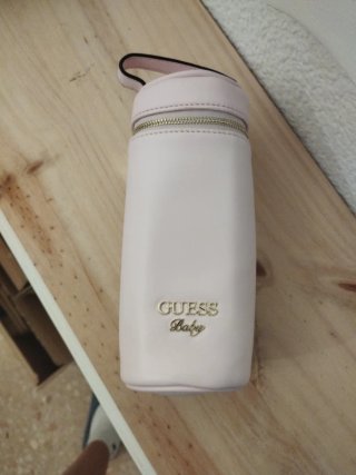 Porta biberones Guess Baby rosa