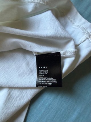 Camiseta Amiri Blanca Talla M