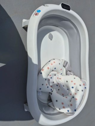Bañera Plegable Bebé con Termómetro
