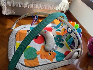 Alfombra de juegos infantil con piano