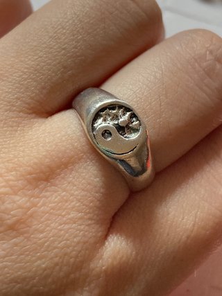 Anillo Yin Yang Sol Plata