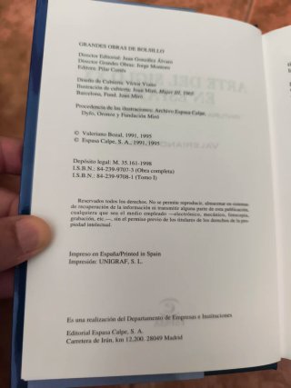 Arte del siglo XX en España I y II