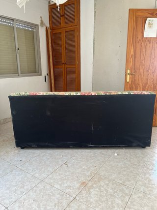 Sofá 3 plazas estampado floral
