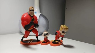 Figuras Incredibles Mr Increíble, Violeta, Bebé