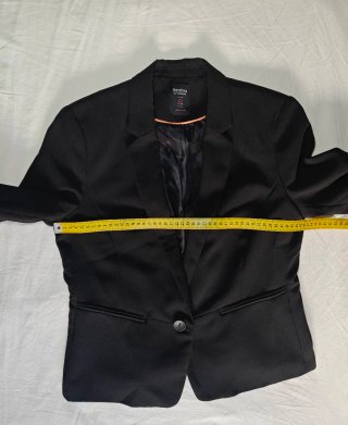 Blazer americana Bershka Negro Talla L Mujer