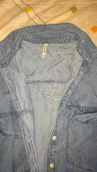 Camisa vaquera azul