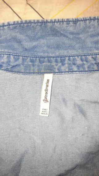 Camisa vaquera azul