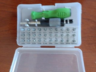 Mini caja herramientas destornillador