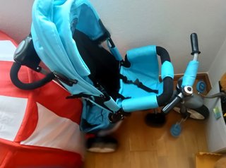 Triciclo Evolutivo 4 en 1 – Azul y Negro