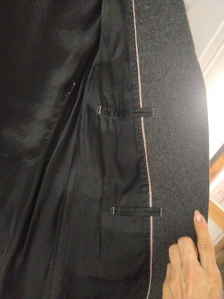 Abrigo paño Massimo Dutti Gris