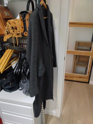 Abrigo paño Massimo Dutti Gris