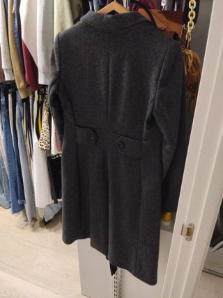 Abrigo paño Massimo Dutti Gris