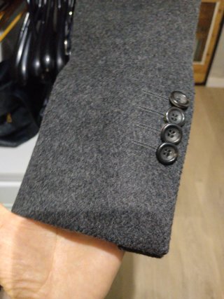 Abrigo paño Massimo Dutti Gris