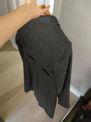 Abrigo paño Massimo Dutti Gris