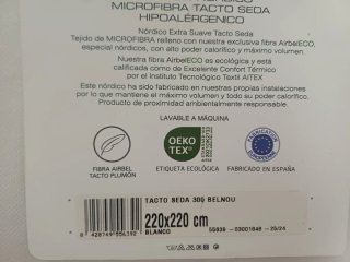 Edredón Nórdico Belnou Microfibra Tacto Seda