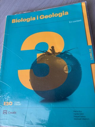 Libro biologia i geologia 3 ESO IBAN 788421873588