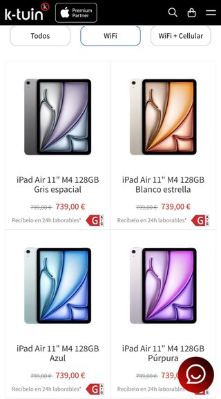 iPad Air 11 M4 Wifi Nuevo Sin Abrir
