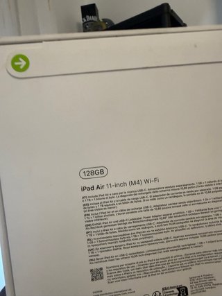 iPad Air 11 M4 Wifi Nuevo Sin Abrir